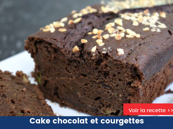 Cake chocolat et courgettes